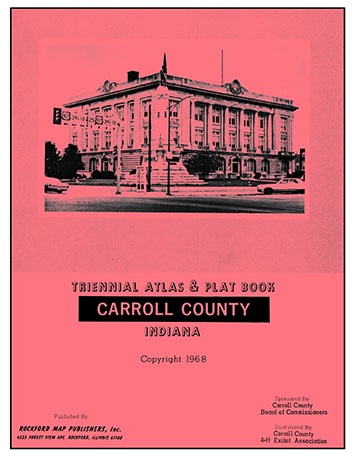 Indiana – Carroll Plat Book Cover