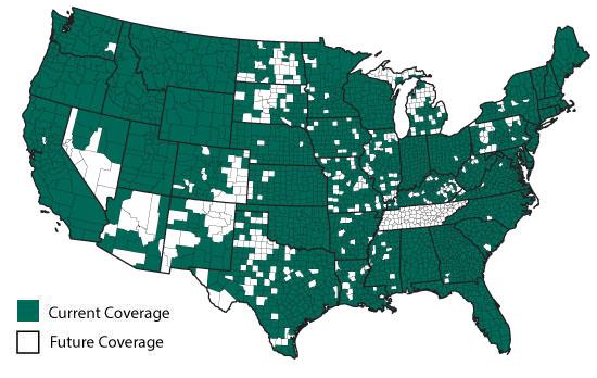 Map of United States