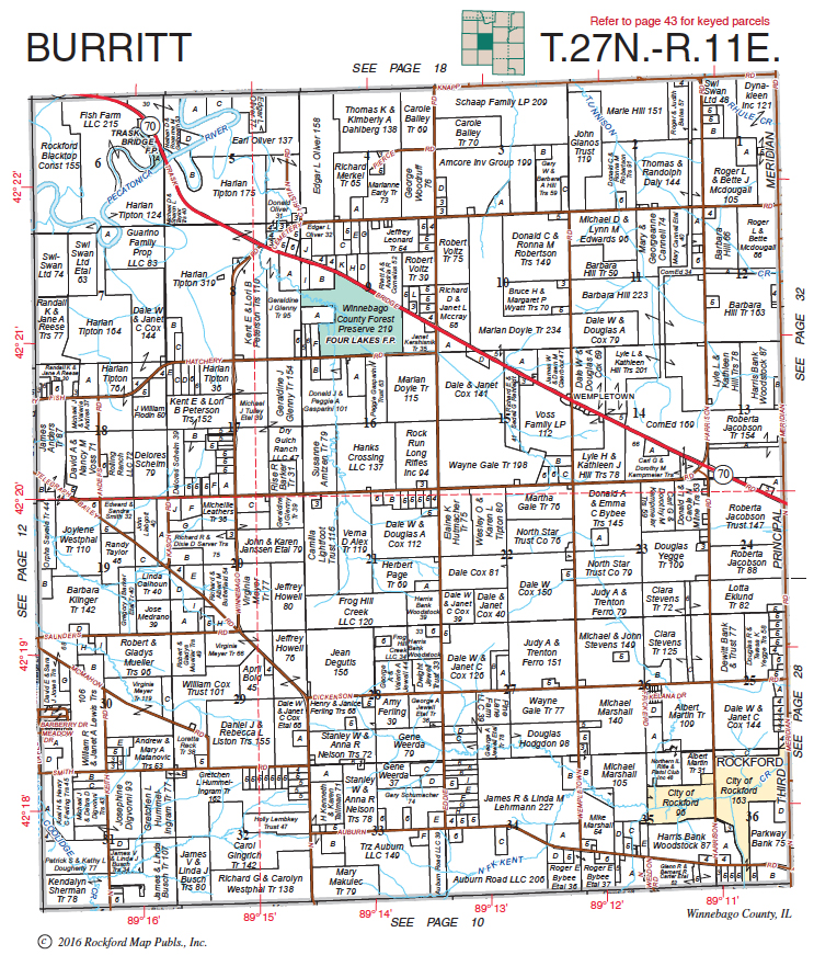 Difficulty Of Landownership Mapping Viewing Plat Books In Larger Font