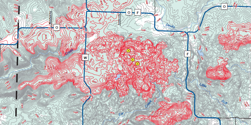 Custom Topographic Map